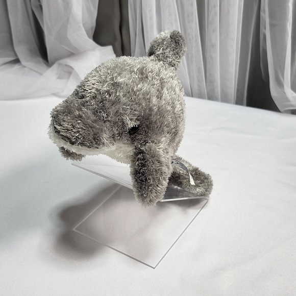 Aurora World Grey Dolphin 10" Plush Stuffed Sea Ocean Animal Toy - Picture 6 of 9